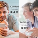 TP-Link AC1200 bežični pojačivač dometa (Range Extender), Dual Band 300Mbps/867Mbps (2.4GHz/5GHz), 802.11ac/a/b/g/n, 1×LAN, Range extender mod, 2×vanjska fiksna antena