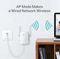 TP-Link AC1200 bežični pojačivač dometa (Range Extender), Dual Band 300Mbps/867Mbps (2.4GHz/5GHz), 802.11ac/a/b/g/n, 1×LAN, Range extender mod, 2×vanjska fiksna antena