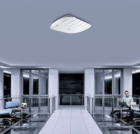 TP-Link Omada AC1350 bežična pristupna točka zidna/stropna (AP) 450Mbps/867Mbps (2.4GHz/5GHz), 802.11a/b/g/n/ac, 1×G-LAN, podrška za PoE, 4×interna antena