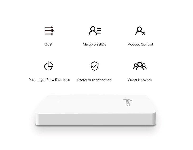TP-Link Omada AC1200 bežična pristupna točka zidna/stropna (AP) 300Mbps/867Mbps (2.4GHz/5GHz), 802.11a/b/g/n/ac, 4×G-LAN, podrška za PoE, 2×4dBi antena 