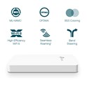 TP-Link Omada AX1800 bežična pristupna točka zidna/stropna Dual-Band Wi-Fi 6 (AP) 574Mbps/1201Mbps (2.4GHz/5GHz), 802.11ax/ac/n/g/b/a, 4×G-LAN, podrška za PoE, 2×interna antena