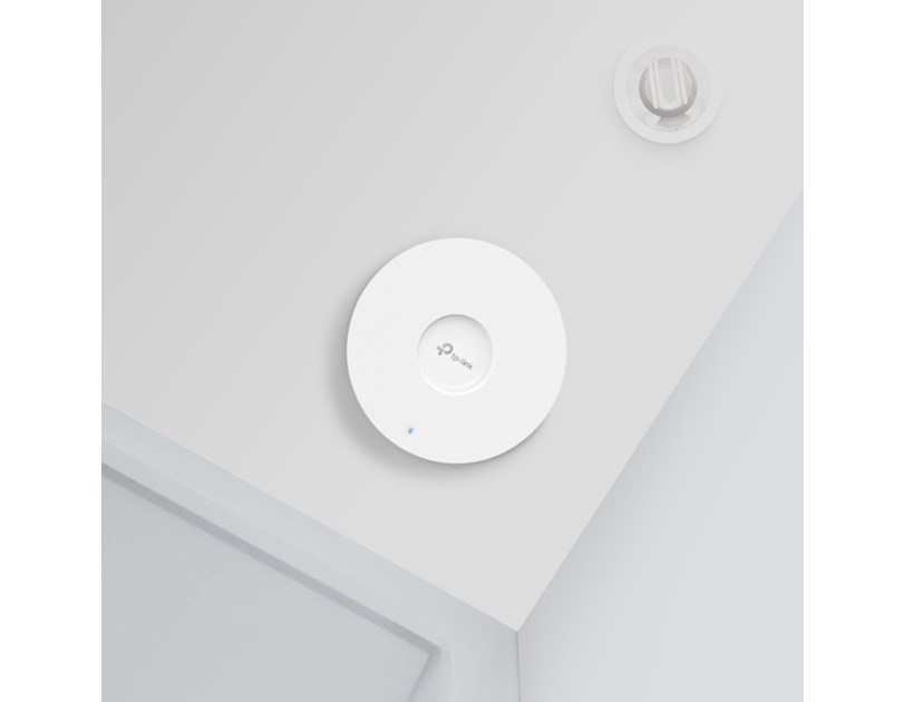 TP-Link Omada AX3000 bežična pristupna točka stropna/zidna WiFi 6 (AP) 574 Mbps/2402 Mbps (2.4GHz/5GHz) 1xGLAN