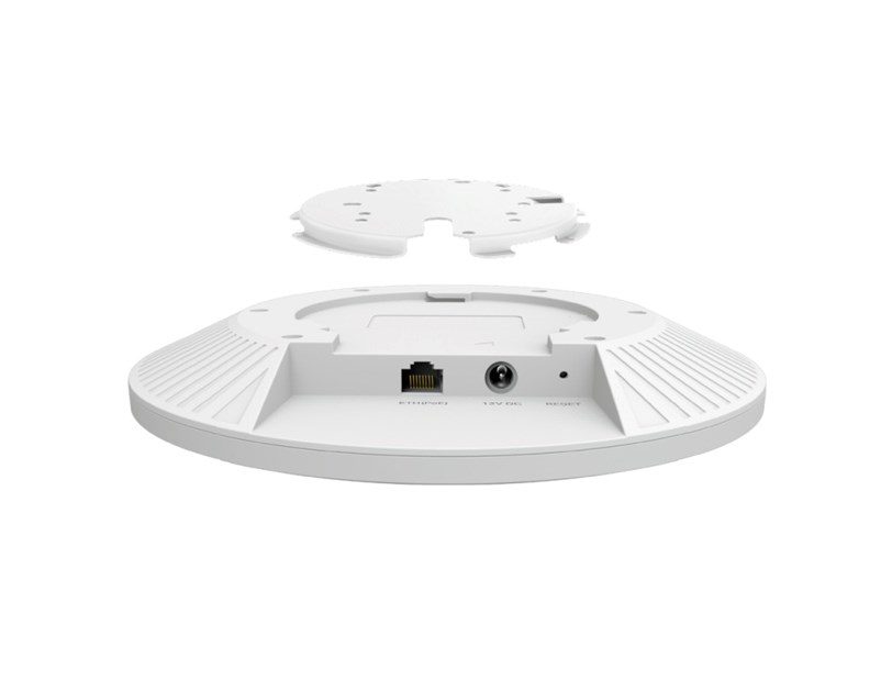 TP-Link Omada AX5400 bežična pristupna točka, zidna/stropna, WiFi 6, 574Mbps/4804Mbps (2.4GHz/5GHz), 802.3at PoE+, DC