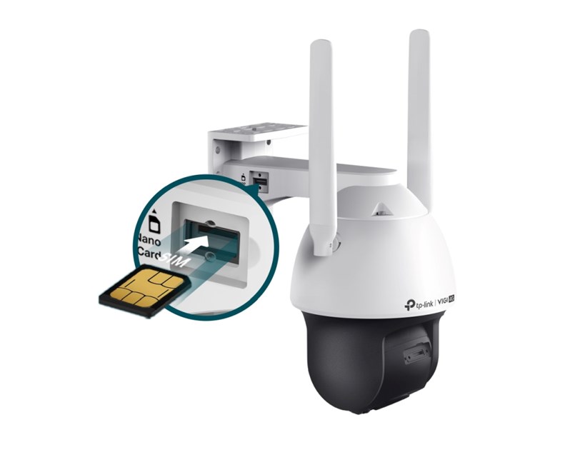 TP-Link VIGI C540-4G Full-Color kamera 2K 4MP Pan/Tilt, H.265+, Night vision, microSD, dvosmjerni audio, detekcija pokreta, vodootporna IP66, VIGI app