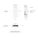 TP-Link Omada Long Range bežična pristupna točka vanjska (AP) 5km, 867Mbps (5GHz), IEEE 802.11 a/b/g/n/ac, podrška za Pasive PoE, 3×LAN, 2×2 11.0 dBi usmjeriva antena