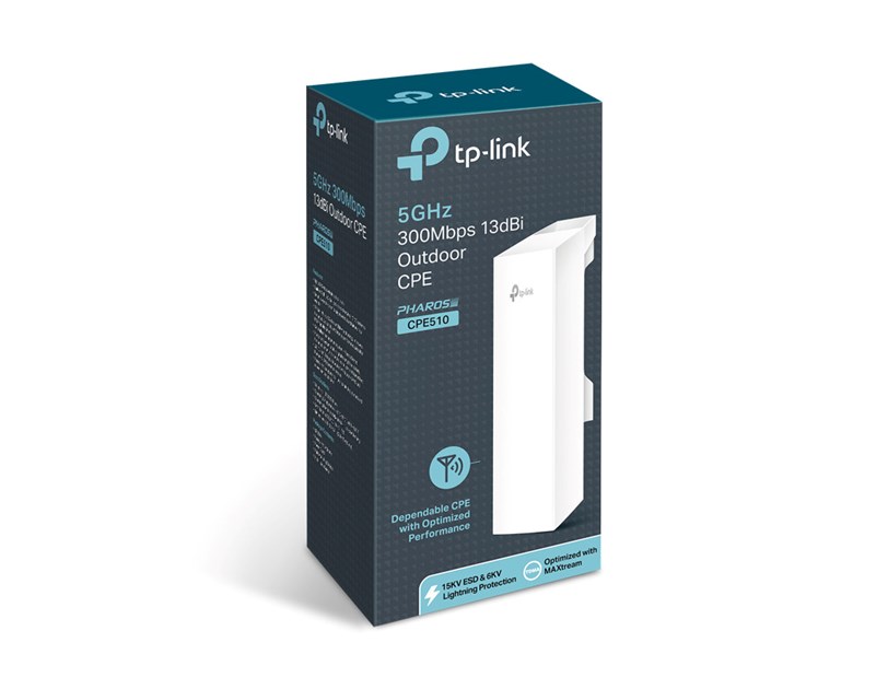 TP-Link bežična pristupna točka vanjska (AP) 300Mbps (5.0GHz), 802.11a/n, podrška za Pasive PoE, 2×LAN, WISP Client Router, QCA, 2×13dBi usmjeriva antena
