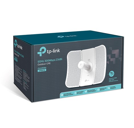 TP-Link bežična pristupna točka vanjska (AP) 300Mbps (5.0GHz), 802.11a/n, podrška za Pasive PoE, 1×LAN, IP65, Pharos MAXtream, 29dBi usmjeriva antena