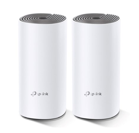 TP-Link AC1200 Deco E4 (2 pack) Mesh Wi-Fi, Dual-Band 300Mbps/867Mbps (2.4GHz/5GHz), 2×LAN, 2×interna antena, Deco App