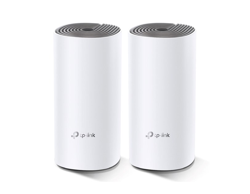 TP-Link AC1200 Deco E4 (2 pack) Mesh Wi-Fi, Dual-Band 300Mbps/867Mbps (2.4GHz/5GHz), 2×LAN, 2×interna antena, Deco App