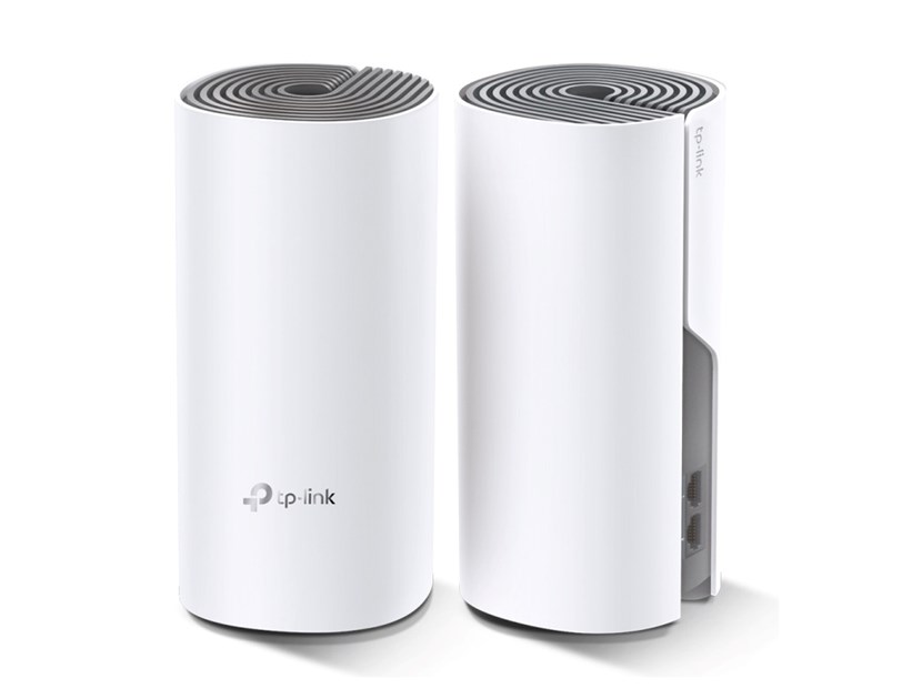 TP-Link AC1200 Deco E4 (2 pack) Mesh Wi-Fi, Dual-Band 300Mbps/867Mbps (2.4GHz/5GHz), 2×LAN, 2×interna antena, Deco App
