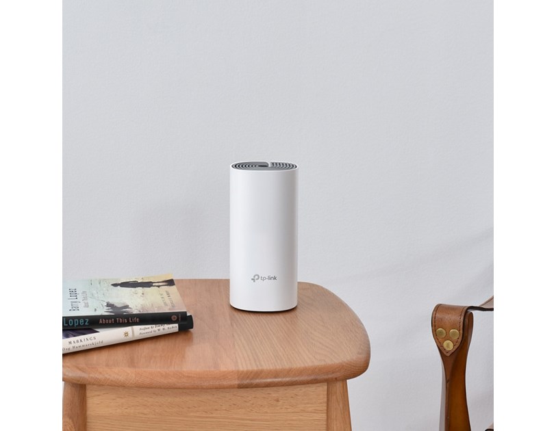 TP-Link AC1200 Deco E4 (3 pack) Mesh Wi-Fi, Dual-Band 300Mbps/867Mbps (2.4GHz/5GHz), 2×LAN, 2×interna antena, Deco App