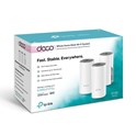 TP-Link AC1200 Deco E4 (3 pack) Mesh Wi-Fi, Dual-Band 300Mbps/867Mbps (2.4GHz/5GHz), 2×LAN, 2×interna antena, Deco App