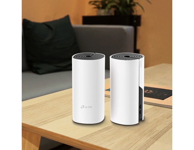 TP-Link AC1200 Deco M4 (2 pack) Mesh Wi-Fi, Dual-Band 300Mbps/867Mbps (2.4GHz/5GHz), 2×GLAN, 2×interna antena, Deco App