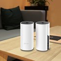 TP-Link AC1200 Deco M4 (2 pack) Mesh Wi-Fi, Dual-Band 300Mbps/867Mbps (2.4GHz/5GHz), 2×GLAN, 2×interna antena, Deco App