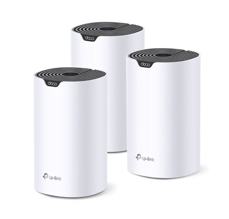 TP- Link AC1900 Deco S7 (3-pack) Mesh Wi-Fi, Dual-Band, 600 Mbps/1300 Mbps (2.4GHz/5GHz), 3×LAN, 3×interna antena, Deco App