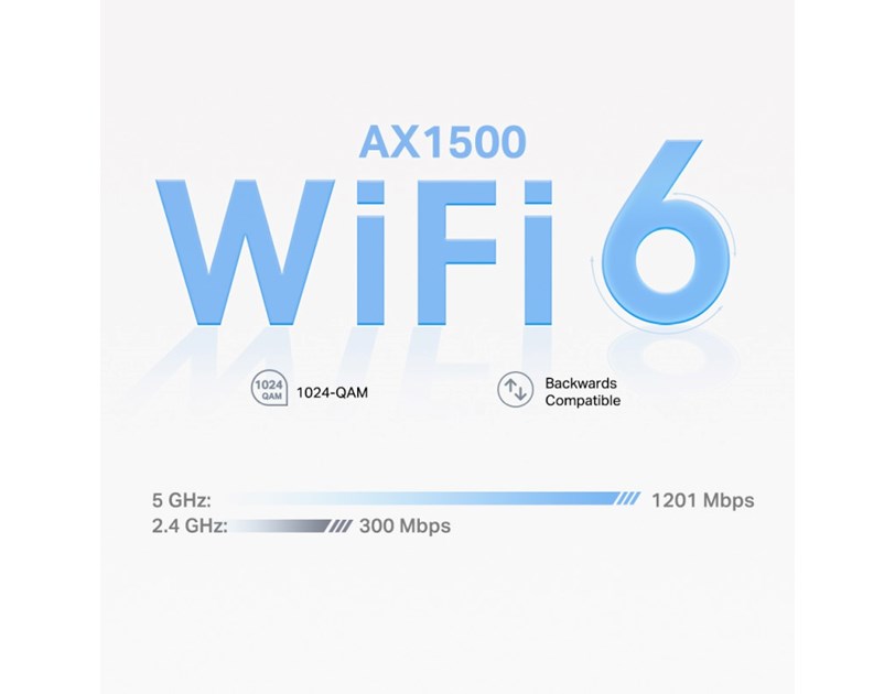 TP Link AX1500 Deco X10 (1-pack) Mesh Wi-Fi 6 Dual-Band, 300 Mbps/1201 Mbps (2,4GHz/5GHz) 2×Gigabit port, Deco App