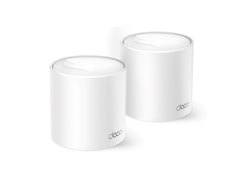 TP-Link AX1500 Deco X10 (2-pack) Mesh Wi-Fi 6 Dual-Band, 300 Mbps/1201 Mbps (2,4GHz/5GHz) 2×Gigabit port, Deco App