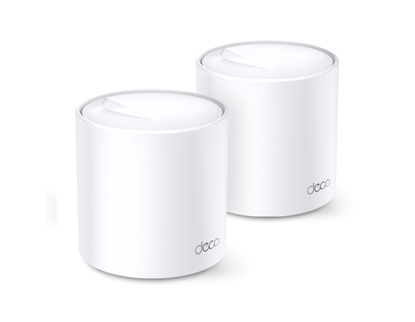 TP-Link AX1800 Deco X20 (2-pack), Whole Home Mesh Wi-Fi 6, 574Mbps/1201Mbps (2.4GHz/5GHz), 802.11ax/ac/n/a/b/g, 2×G-LAN, Deco App