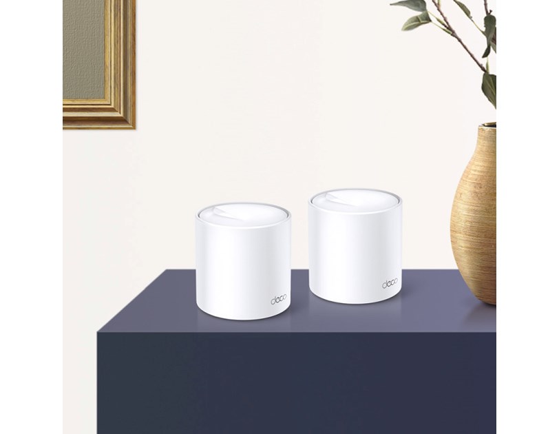 TP-Link AX1800 Deco X20 (2-pack), Whole Home Mesh Wi-Fi 6, 574Mbps/1201Mbps (2.4GHz/5GHz), 802.11ax/ac/n/a/b/g, 2×G-LAN, Deco App