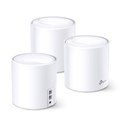 TP-Link AX1800 Deco X20 (3-pack), Dual-Band Mesh Wi-Fi 6, 574Mbps/1201Mbps (2.4GHz/5GHz), 802.11ax/ac/n/a/b/g, 2×G-LAN, Deco App