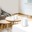 TP-Link AX5400 Deco X60 (2-pack), Dual-Band Mesh Wi-Fi 6, 574Mbps/2402Mbps (2.4GHz/5GHz), 802.11ax/ac/n/a/b/g, 2×G-LAN, Deco App
