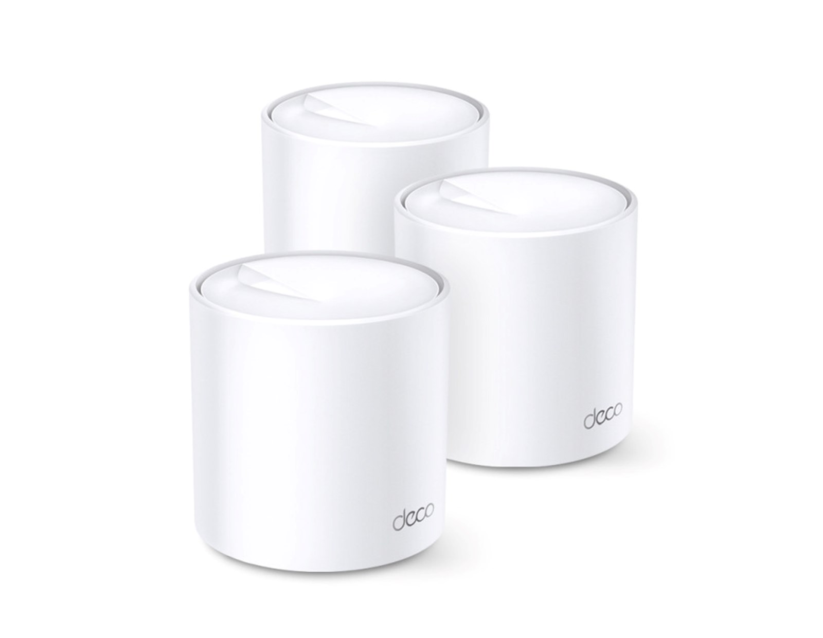 TP-Link AX5400 Deco X60 (3-pack), Dual-Band Mesh Wi-Fi 6, 574Mbps/2402Mbps (2.4GHz/5GHz), 802.11ax/ac/n/a/b/g, 2×G-LAN, Deco App