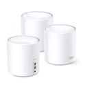 TP-Link AX5400 Deco X60 (3-pack), Dual-Band Mesh Wi-Fi 6, 574Mbps/2402Mbps (2.4GHz/5GHz), 802.11ax/ac/n/a/b/g, 2×G-LAN, Deco App