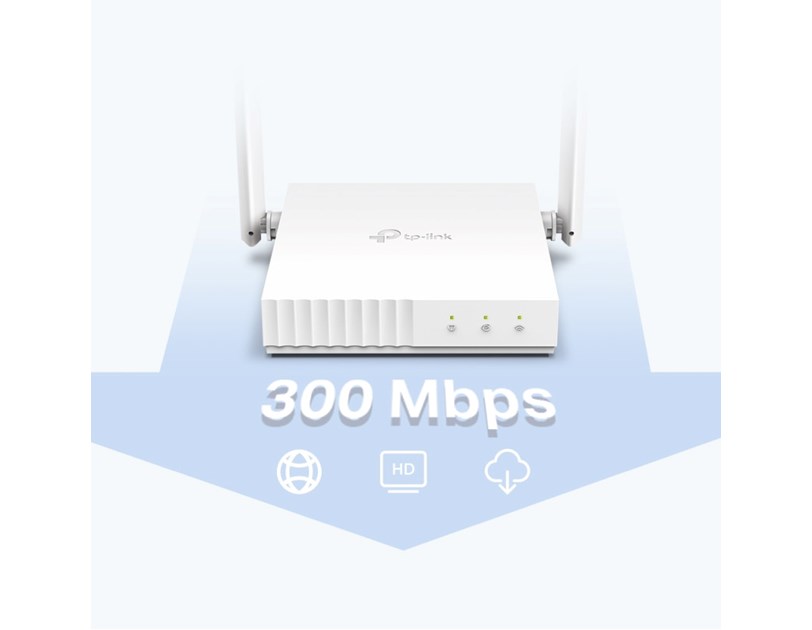 TP-Link bežični usmjerivač (Router) 300Mbps, 2.4GHz, 802.11n/g/b, 1×WAN + 4×LAN, 2×fiksne antene