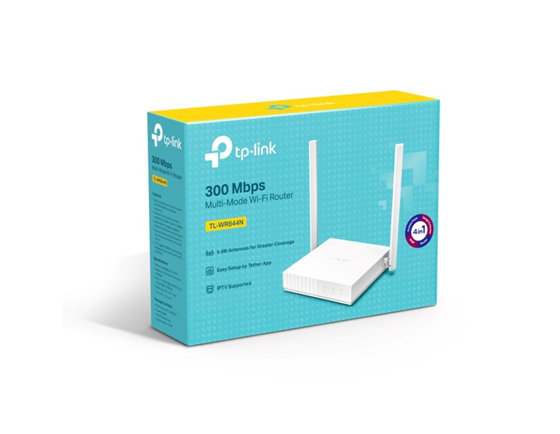 TP-Link bežični usmjerivač (Router) 300Mbps, 2.4GHz, 802.11n/g/b, 1×WAN + 4×LAN, 2×fiksne antene