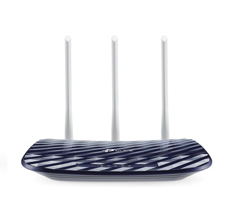 TP-Link AC750 Archer C20 bežični usmjerivač (Dual-Band Router) 300Mbps/433Mbps (2.4GHz/5GHz), 802.11a/b/g/n/ac, 1×WAN, 4×LAN, WPS, 3×fiksna antena