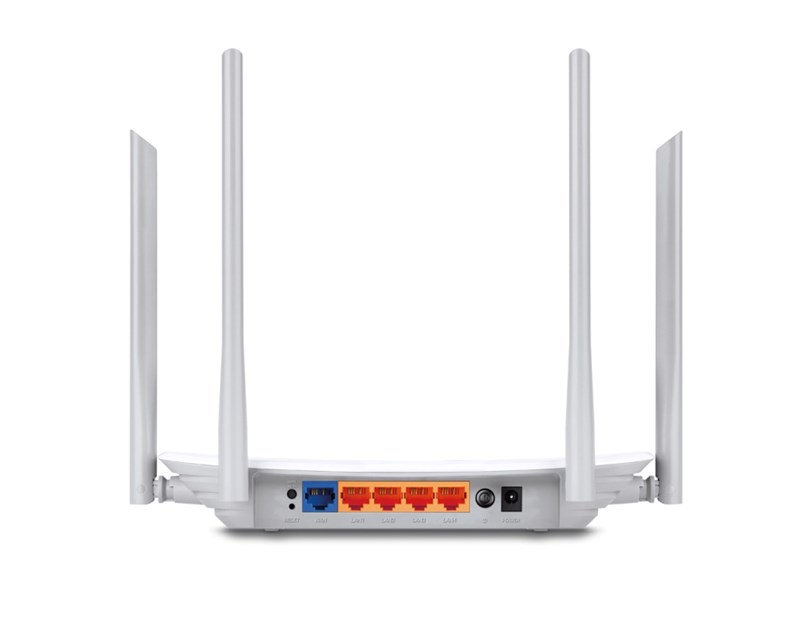 TP-Link AC1200 Archer C50 bežični usmjerivač (Dual-Band Router) 300Mbps/867Mbps (2.4GHz/5GHz), 802.11a/b/g/n/ac, 1×WAN, 4×LAN, USB2.0, 4xfiksne antene