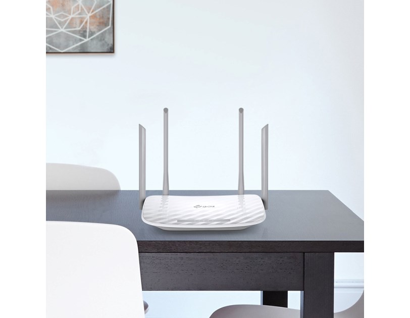 TP-Link AC1200 Archer C50 bežični usmjerivač (Dual-Band Router) 300Mbps/867Mbps (2.4GHz/5GHz), 802.11a/b/g/n/ac, 1×WAN, 4×LAN, USB2.0, 4xfiksne antene