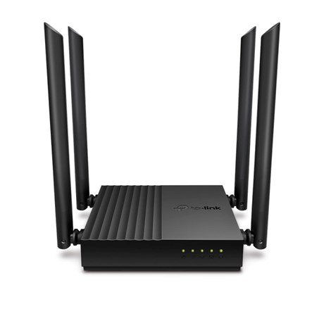 TP-Link AC1200 Archer C64 bežični usmjerivač (Dual-Band Gigabit Router) 400Mbps/867Mbps (2.4GHz/5GHz), 802.11a/b/g/n/ac,  1×G-WAN, 4×G-LAN, 4 antene 