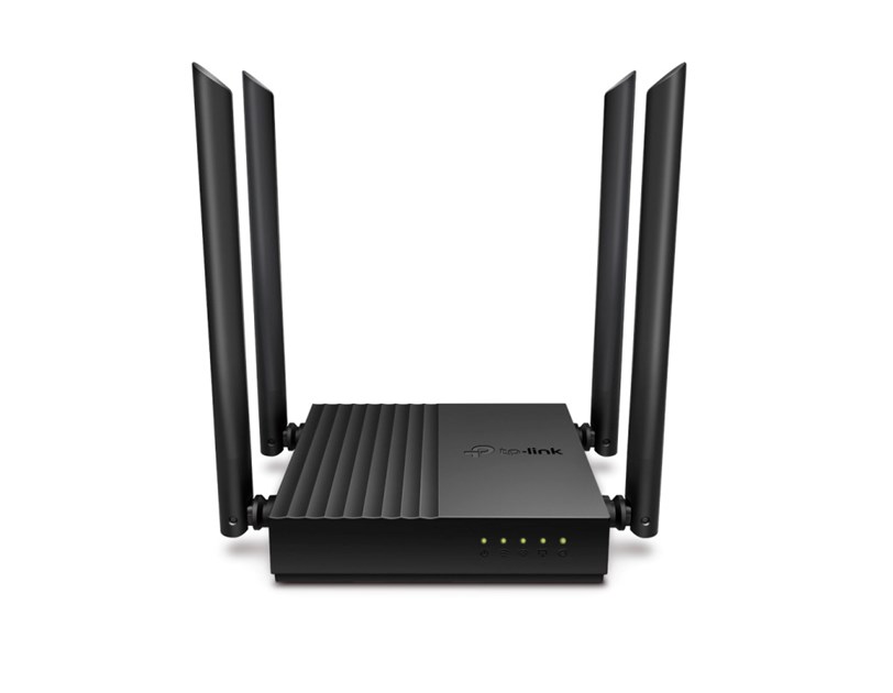 TP-Link AC1200 Archer C64 bežični usmjerivač (Dual-Band Gigabit Router) 400Mbps/867Mbps (2.4GHz/5GHz), 802.11a/b/g/n/ac,  1×G-WAN, 4×G-LAN, 4 antene 
