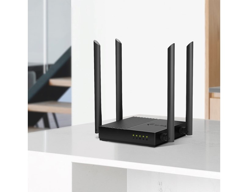 TP-Link AC1200 Archer C64 bežični usmjerivač (Dual-Band Gigabit Router) 400Mbps/867Mbps (2.4GHz/5GHz), 802.11a/b/g/n/ac,  1×G-WAN, 4×G-LAN, 4 antene 