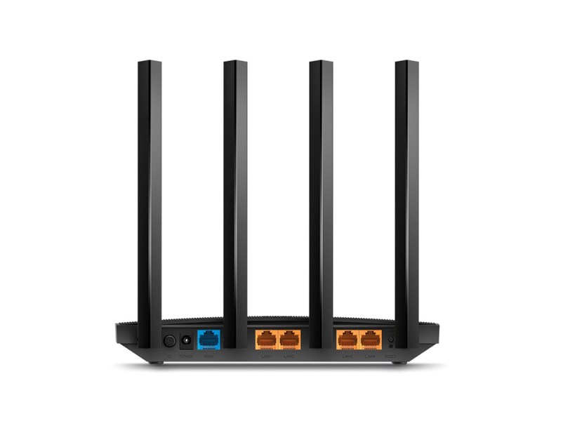 TP-Link AC1900 Archer C80 bežični usmjerivač (Dual-Band Router) 600Mbps/1300Mbps (2.4GHz/5GHz), 802.11a/b/g/n/ac, 1×G-WAN, 4×G-LAN, MU-MIMO, 4xfiksne antene