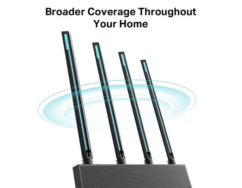 TP-Link AC1900 Archer C80 bežični usmjerivač (Dual-Band Router) 600Mbps/1300Mbps (2.4GHz/5GHz), 802.11a/b/g/n/ac, 1×G-WAN, 4×G-LAN, MU-MIMO, 4xfiksne antene