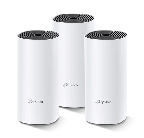 TP-Link AC1200 Deco M4 (3 pack) Mesh Wi-Fi, Dual-Band 300Mbps/867Mbps (2.4GHz/5GHz), 2×GLAN, 2×interna antena, Deco App