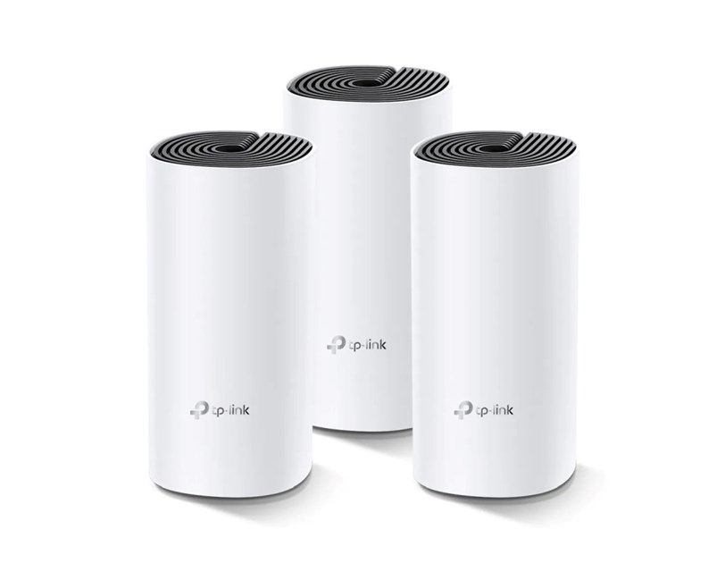 TP-Link AC1200 Deco M4 (3 pack) Mesh Wi-Fi, Dual-Band 300Mbps/867Mbps (2.4GHz/5GHz), 2×GLAN, 2×interna antena, Deco App