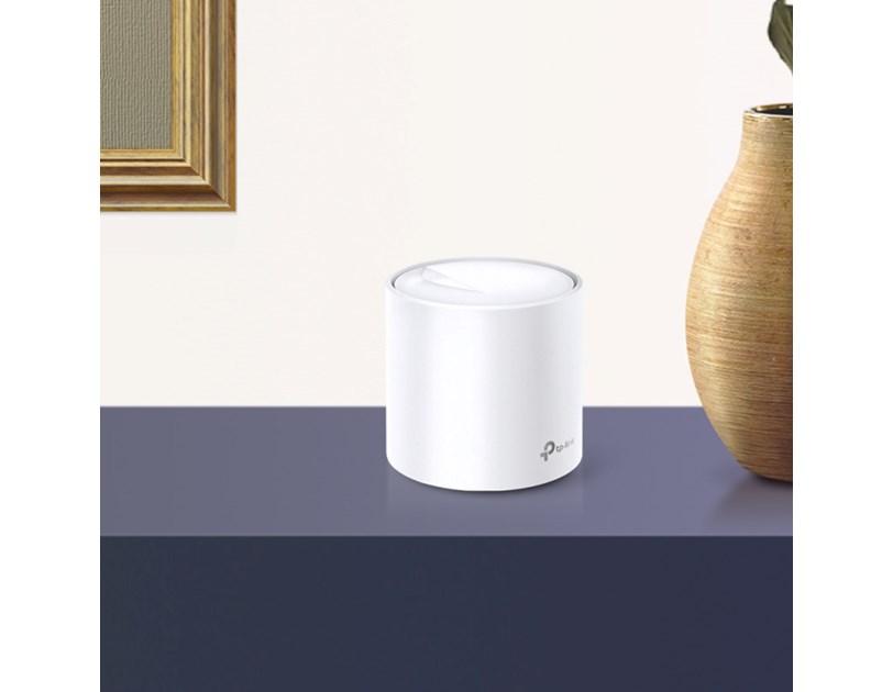 TP-Link AX1800 Deco X20, Dual-Band Mesh Wi-Fi 6, 574Mbps/1201Mbps (2.4GHz/5GHz), 802.11ax/ac/n/a/b/g, 2×G-LAN, Deco App