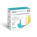 TP-Link AX1800 Deco X20, Dual-Band Mesh Wi-Fi 6, 574Mbps/1201Mbps (2.4GHz/5GHz), 802.11ax/ac/n/a/b/g, 2×G-LAN, Deco App