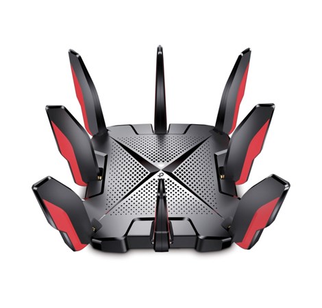 TP-Link Archer GX90 AX6600 bežični usmjerivač (Wi-Fi 6 Gaming Band, 2.5 Gbps žičana konekcija, 1.5 GHz Quad-Core CPU, Tether app, 8 x antena, Homecare sustav