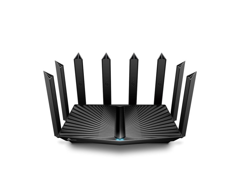 TP-Link AX7800 Archer AX95 bežični usmjerivač (Tri-Band Gigabit Wi-Fi 6 Router) 574 Mbps/2402 Mbps/4804 Mbps (2.4GHz/5GHz×2) 802.11ax/ac/n/a/b/g,1.7 GHz 4C, 3x G-LAN, 2x G-WAN/LAN, 2xUSB, 8x Antena 