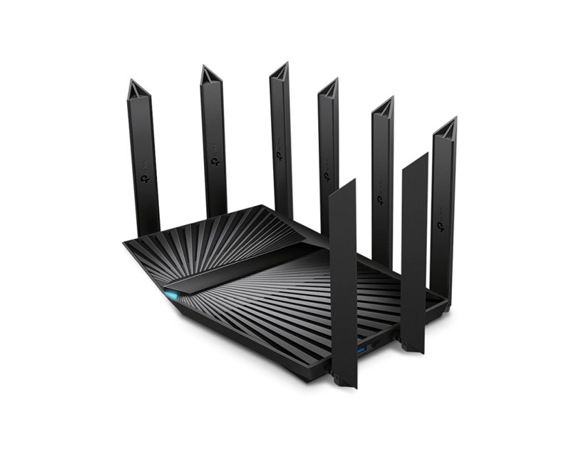 TP-Link AX7800 Archer AX95 bežični usmjerivač (Tri-Band Gigabit Wi-Fi 6 Router) 574 Mbps/2402 Mbps/4804 Mbps (2.4GHz/5GHz×2) 802.11ax/ac/n/a/b/g,1.7 GHz 4C, 3x G-LAN, 2x G-WAN/LAN, 2xUSB, 8x Antena 