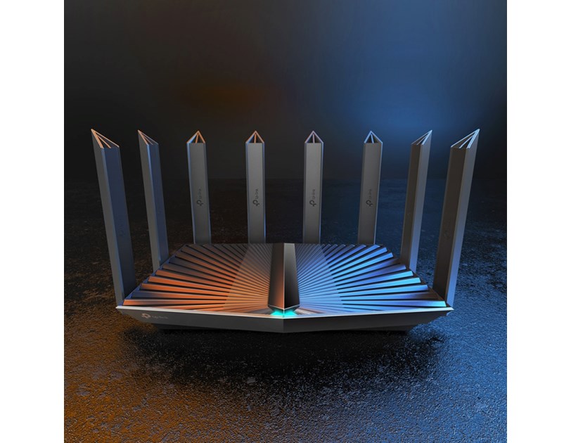TP-Link AX7800 Archer AX95 bežični usmjerivač (Tri-Band Gigabit Wi-Fi 6 Router) 574 Mbps/2402 Mbps/4804 Mbps (2.4GHz/5GHz×2) 802.11ax/ac/n/a/b/g,1.7 GHz 4C, 3x G-LAN, 2x G-WAN/LAN, 2xUSB, 8x Antena 