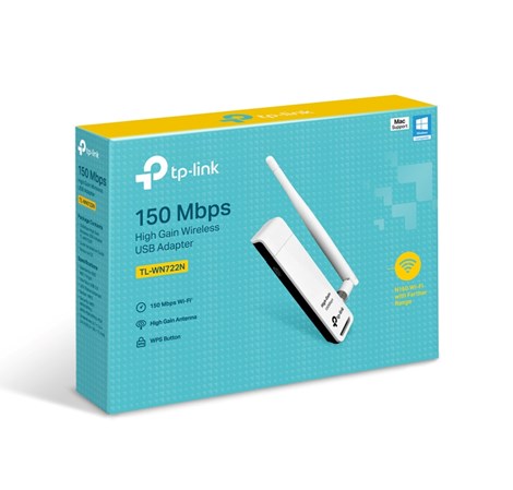 TP-Link bežični USB adapter 150Mbps (2.4GHz), 802.11n/g/b, odvojiva antena