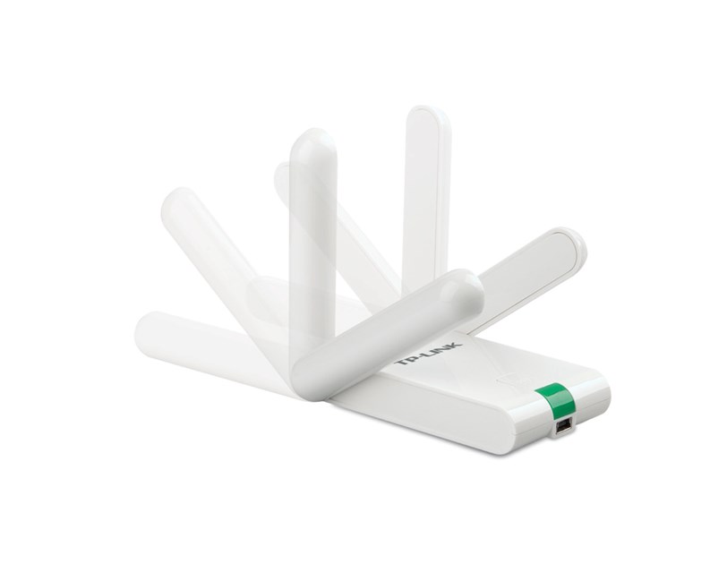 TP-Link bežični USB High Gain adapter 300Mbps (2.4GHz), 802.11n/g/b, 2× fiksna antena