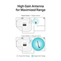 TP-Link AC600 Archer T2U Plus bežični High-Gain Dual-Band USB adapter 200Mbps/433Mbps (2.4GHz/5GHz), 802.11a/b/g/n/ac, 5dBi antena