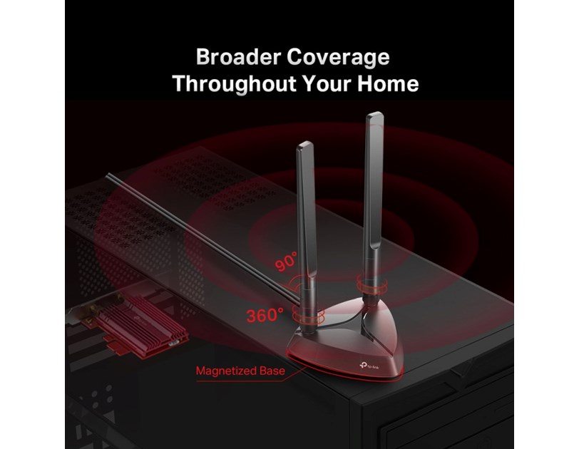 TP-Link AX3000 Archer TX3000E bežični Dual-Band Wi-Fi 6 BT5.0 PCI-E adapter 574Mbps/2402Mbps (2.4GHz/5GHz), 802.11ax/ac/n/a/g/b, 2× 5dBi antene
