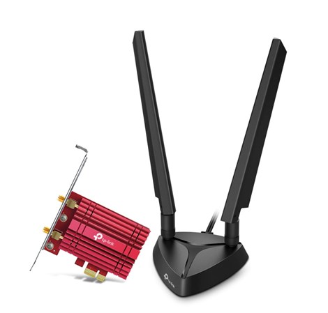 TP-Link AX5400 Archer TXE75E bežični Tri-Band Wi-Fi 6E BT5.3 PCI-E adapter 574Mbps/2402Mbps/2402Mbps (2.4GHz/5GHz/6GHz), 802.11ax/ac/n/a/g/b, 2×antene